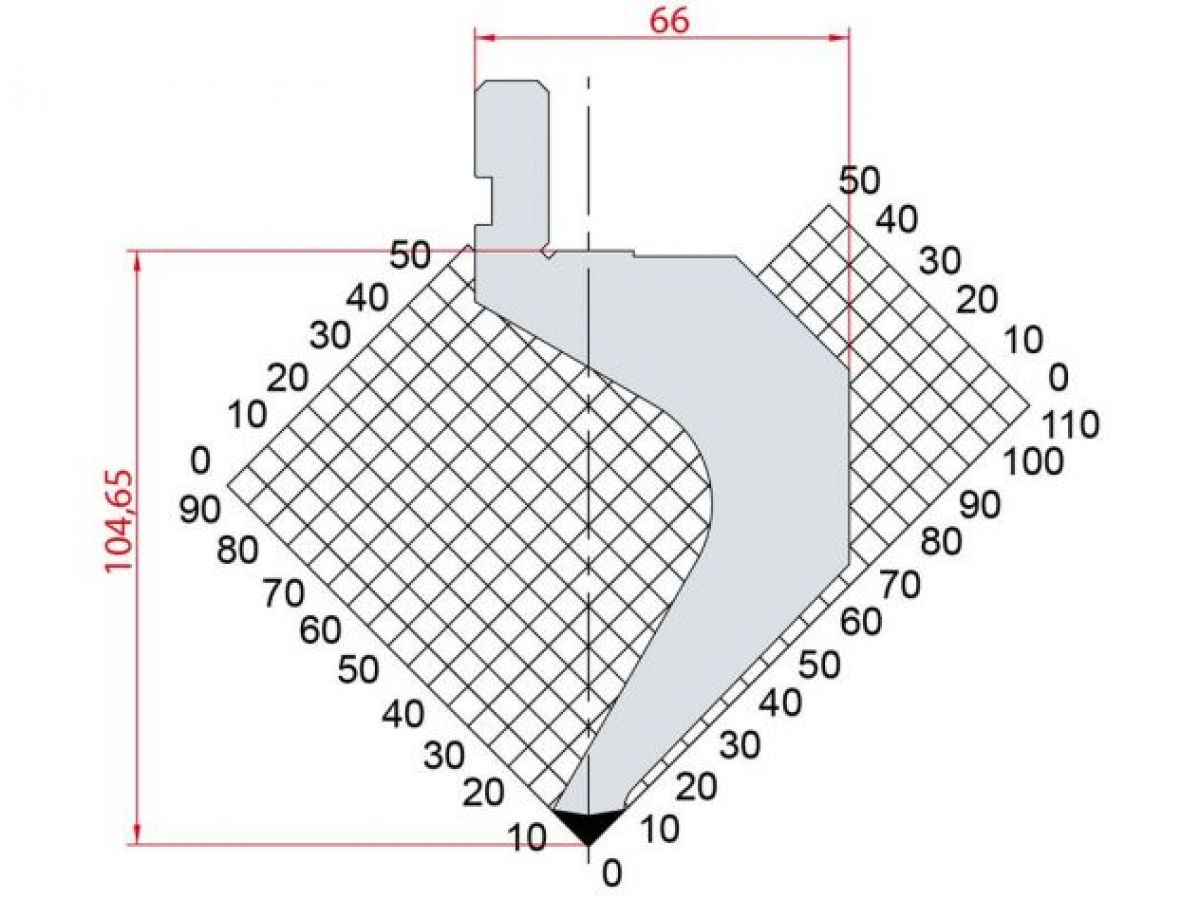 Dao chấn 88º 1082. H=104,65, R=0.8, Max T/m=45