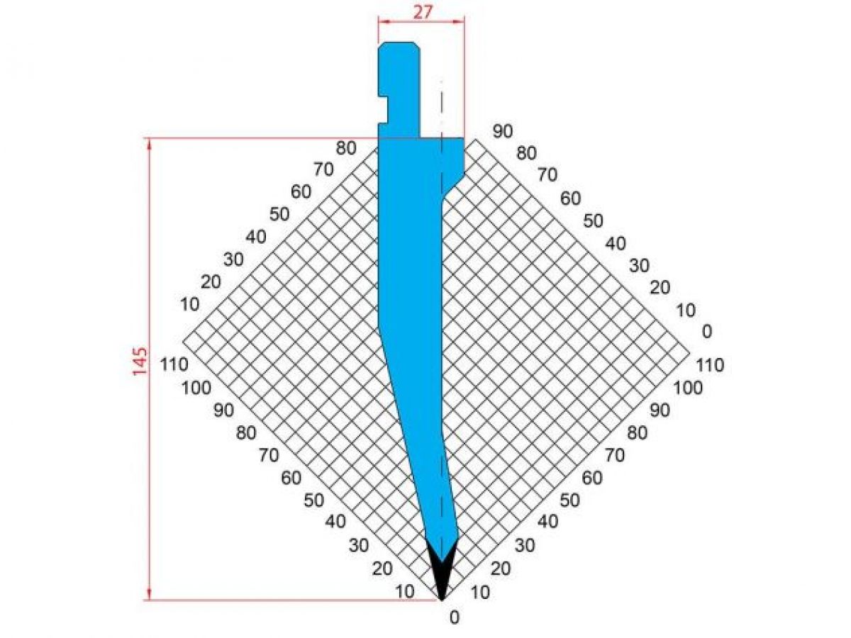 Dao chấn 26º 1311. H=145, R=0.8 Max T/m=100