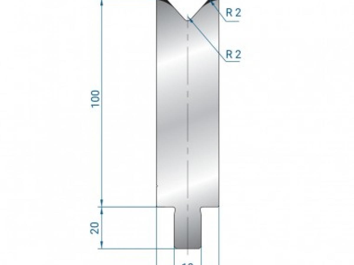 Cối chấn 1V 20 α=84º H100 Max. T/m=100, 42CrMo4