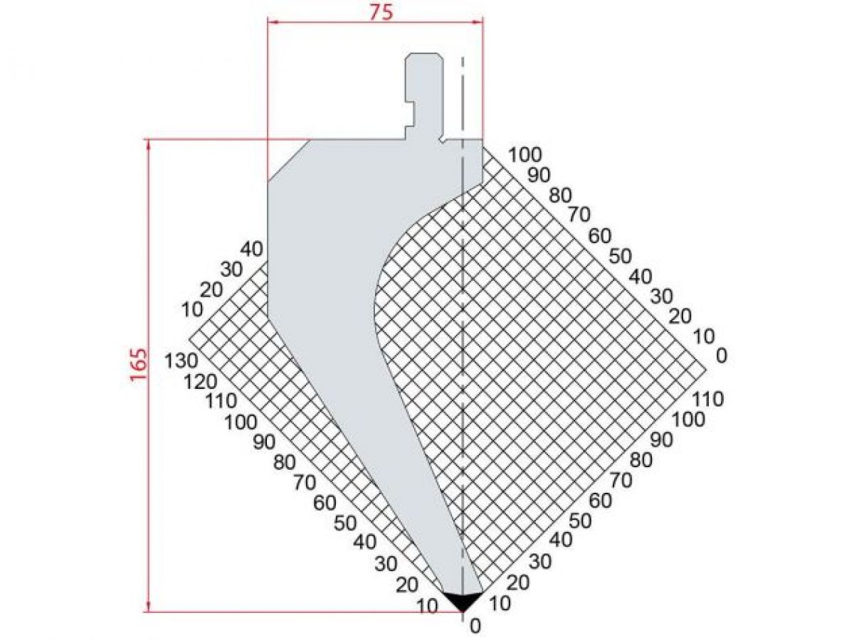 Dao chấn 88º 1301. H=199,03, R=3, Max T/m=85